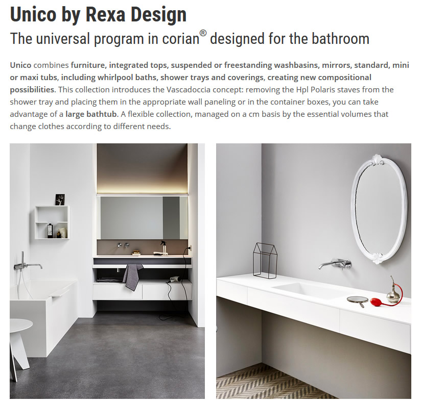 Rexa Design UNICO CORIAN